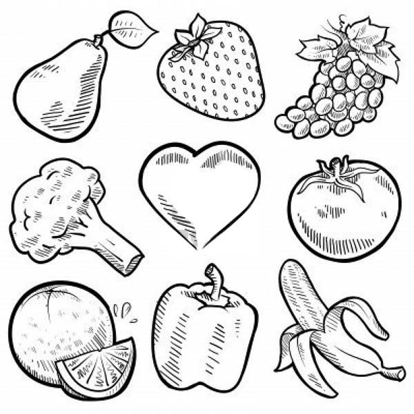 Vegetable Coloring Pages