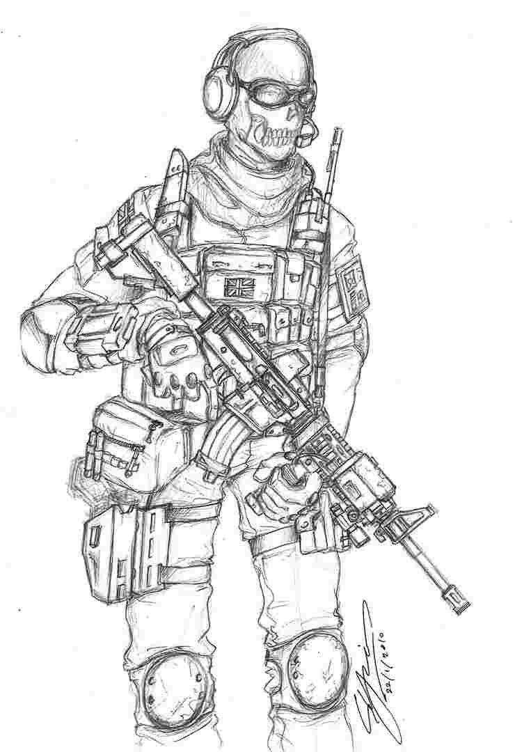 Call Of Duty Coloring Pages