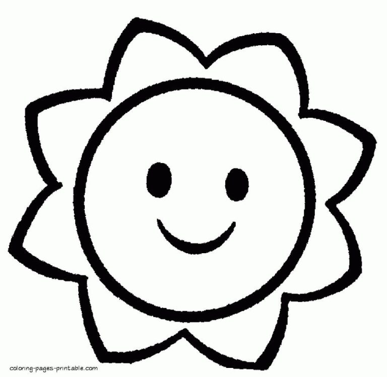 Printable Coloring Pages For Toddlers