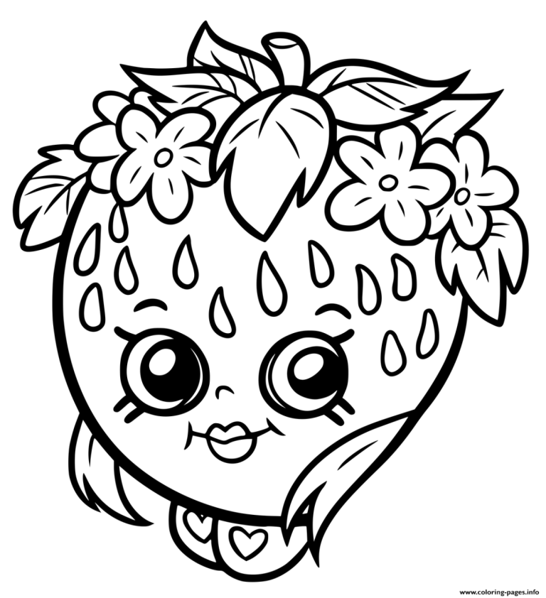 Free Shopkins Coloring Pages