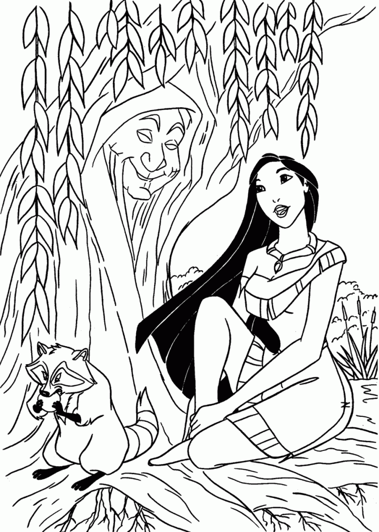 Pocahontas Coloring Pages