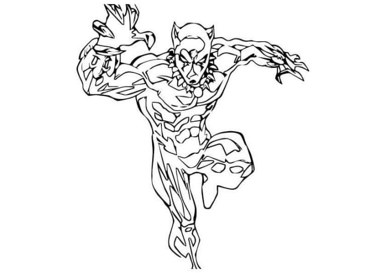 Black Panther Coloring Pages