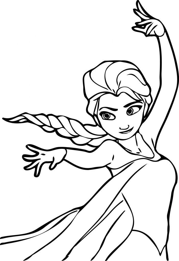 Elsa Coloring Sheet