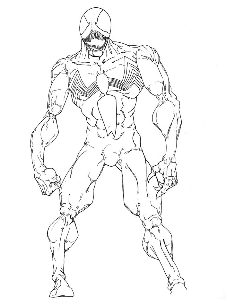 Venom Coloring Pages