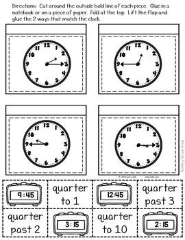 Telling Time Worksheets 2nd Grade