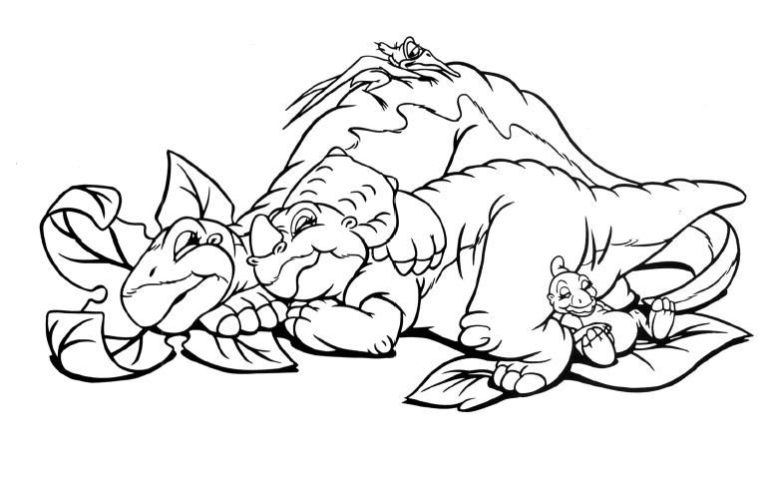 Land Before Time Coloring Pages