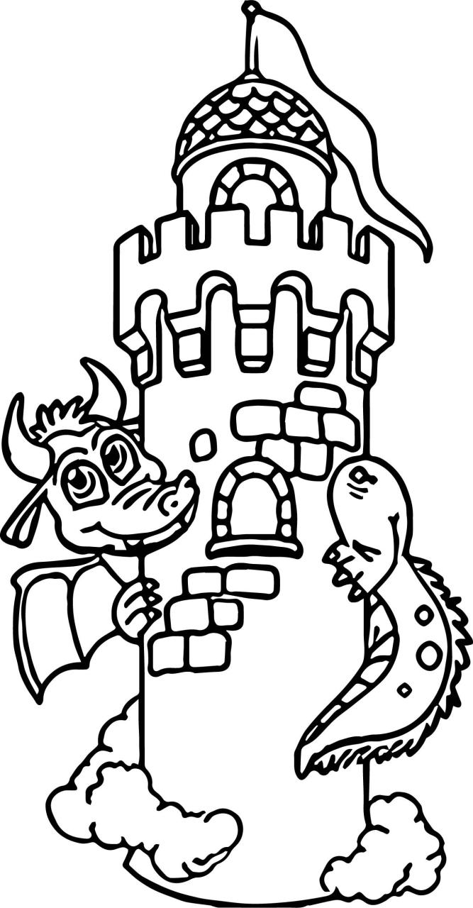 Castle Coloring Pages