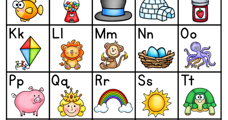 Printable Alphabet Chart Pdf Free