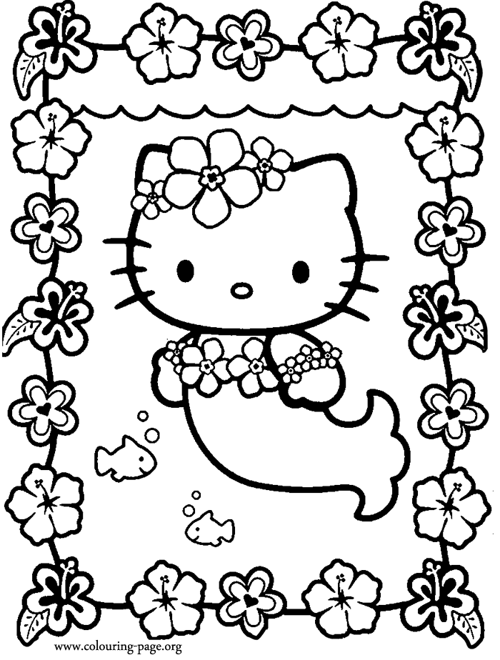 Kitty Coloring Pages