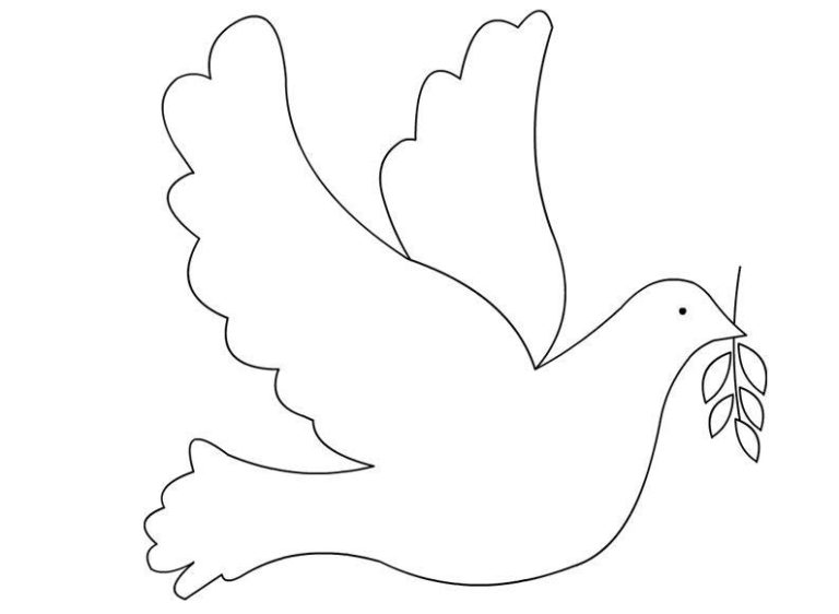 Dove Coloring Page