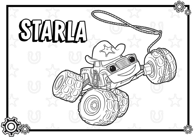 Blaze And The Monster Machines Coloring Pages