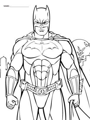 Batman Coloring Pages