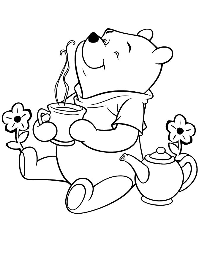 Pooh Coloring Pages