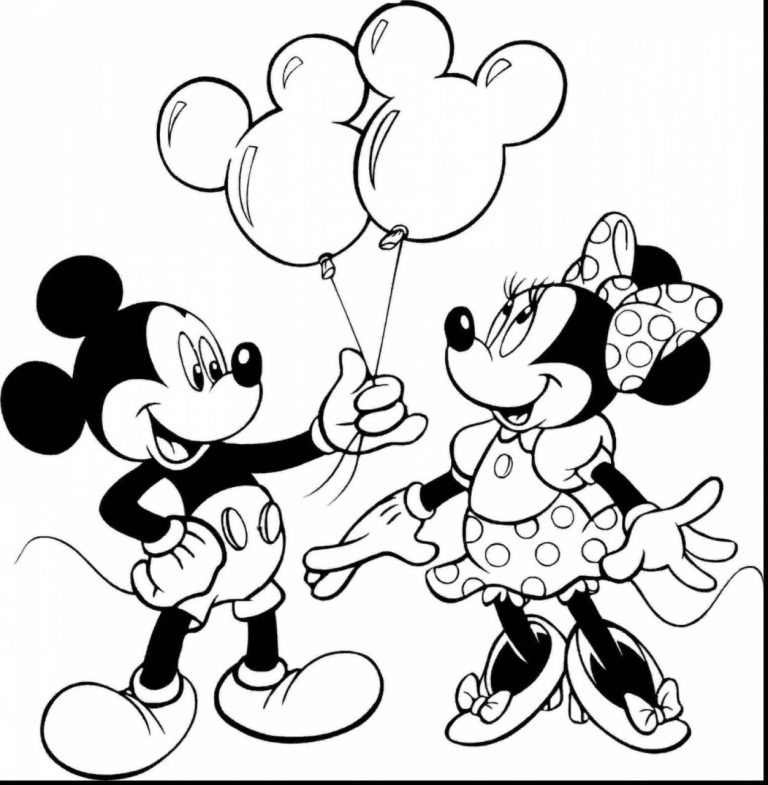 Minnie Coloring Pages