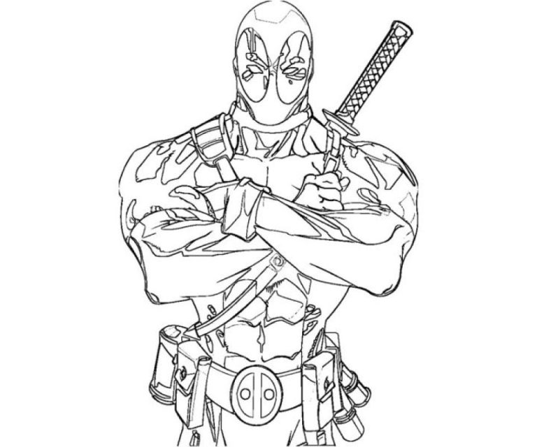 Deadpool Coloring