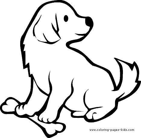 Puppy Pictures To Color