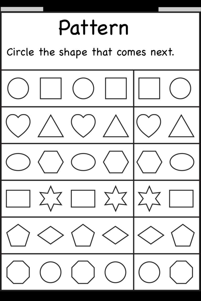 Pattern Worksheets