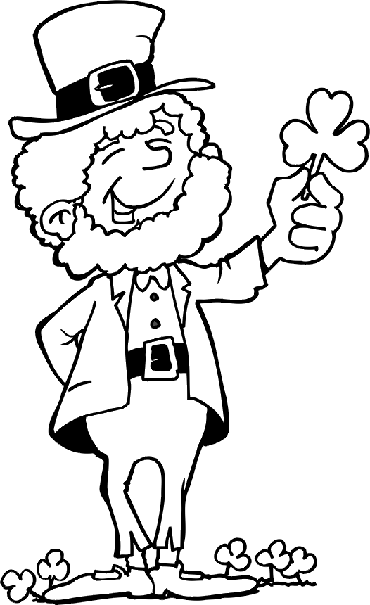 Leprechaun Coloring Page