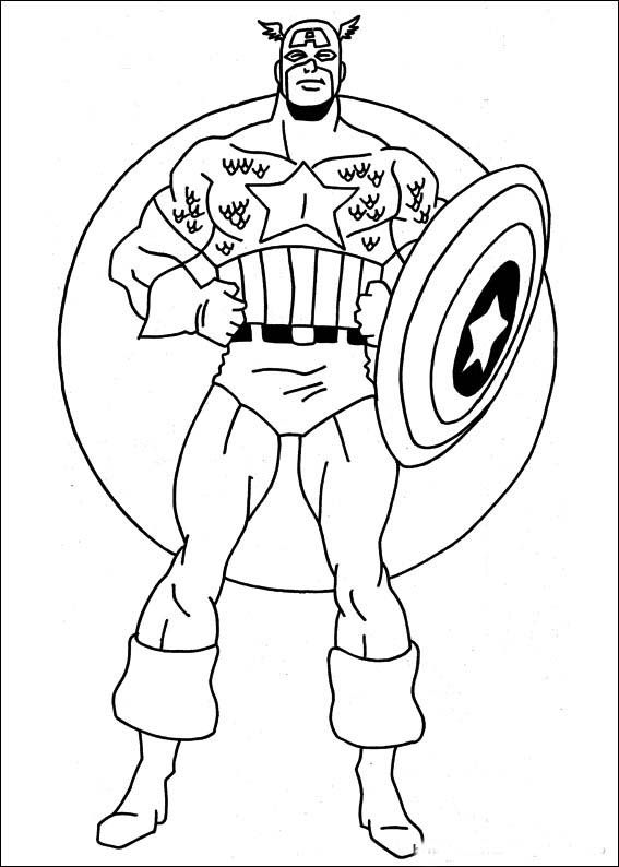 Printable Superhero Coloring Pages