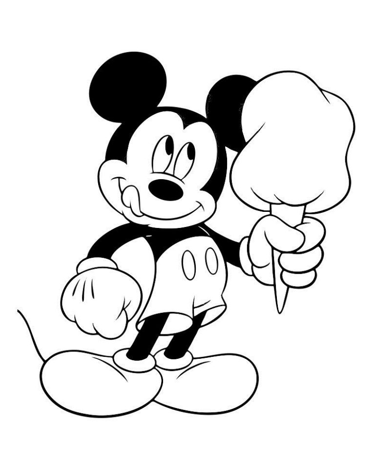 Mickey Mouse Coloring Pages