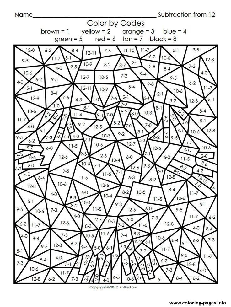 Maths Colouring Sheets