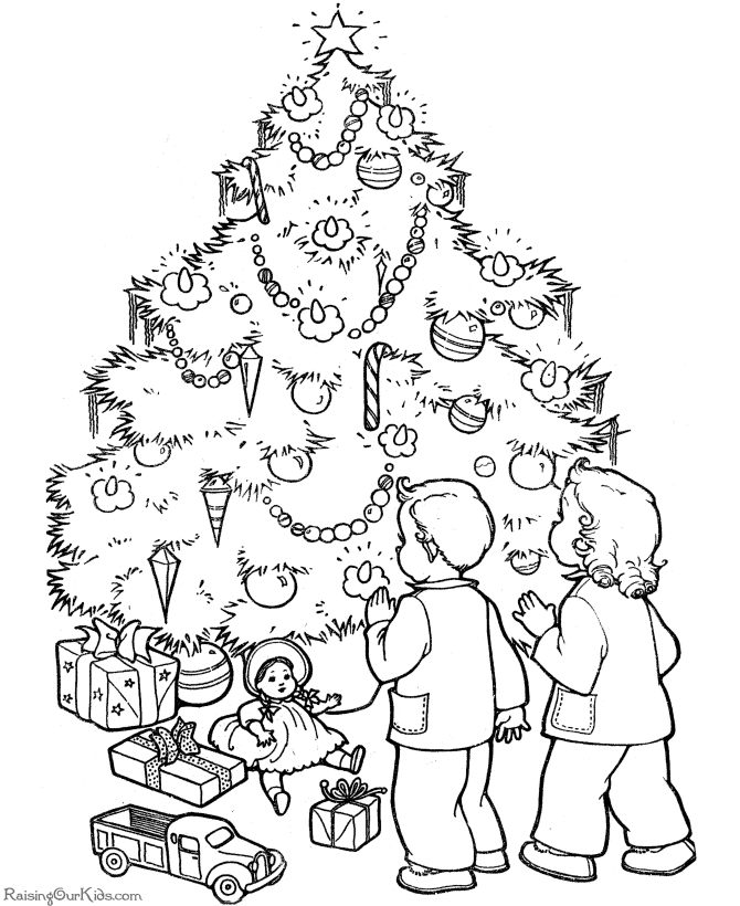 Christmas Coloring Sheets For Kids